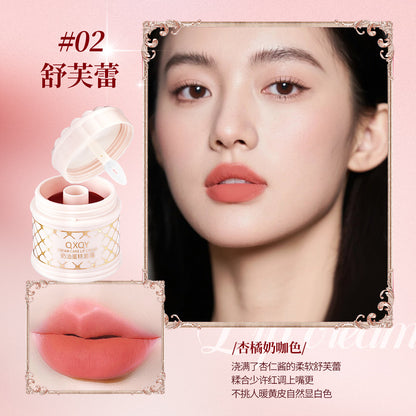 QXQY Cream cake lip mud