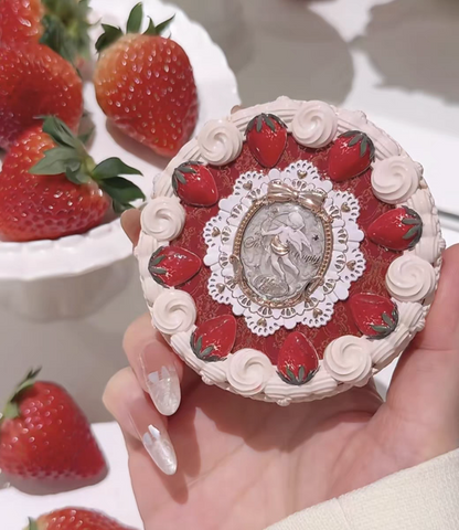 Flower knows Strawberry Cupid pressed for setting makeup