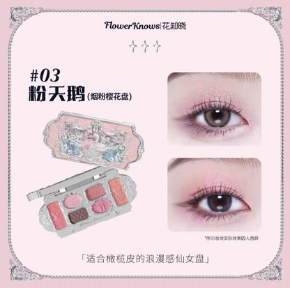 Flower knows Swan collection eyeshadow palette